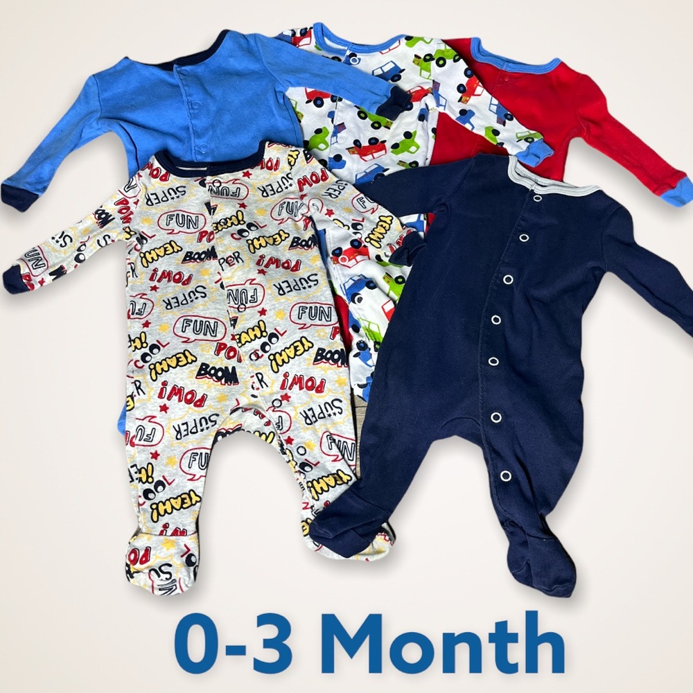 | JOE FRESH | 0-3 Month footie pyjama’s